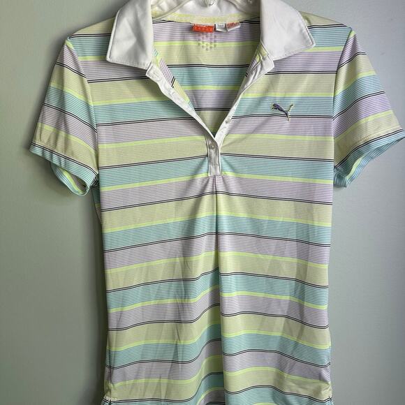 Puma Women’s size medium golf Polo, multicolored - Picture 1 of 8